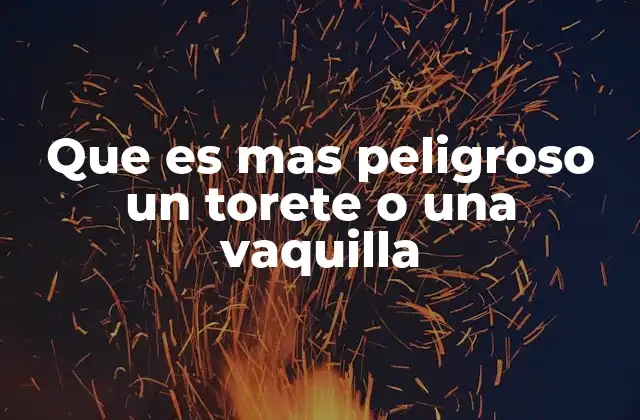 Que es mas Peligroso un Torete o una Vaquilla