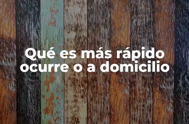 Factores que determinan la rapidez en servicios de entrega