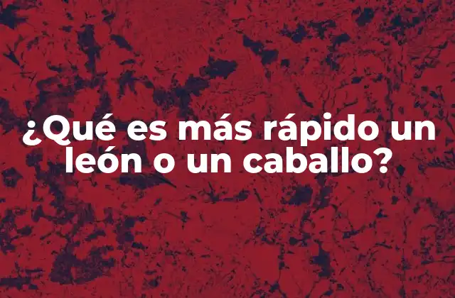 La evolución de la velocidad en los depredadores y presas