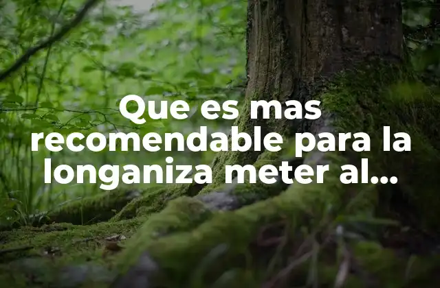 Cómo conservar la longaniza sin meterla al refrigerador