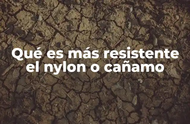 Resistencia comparada entre fibras naturales y sintéticas