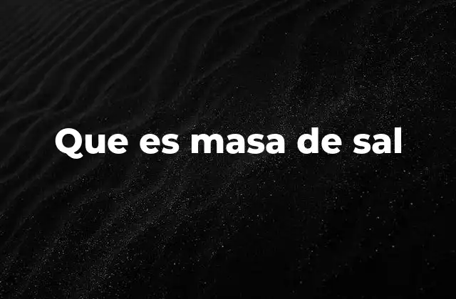 La importancia de la sal en las mezclas culinarias