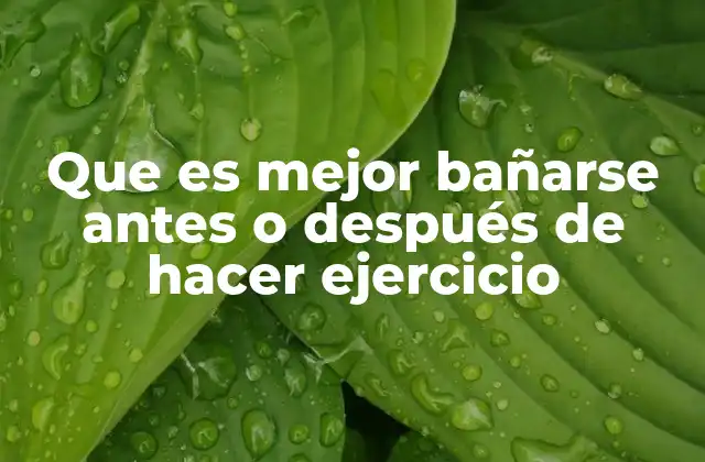 Cómo afecta el momento de la ducha al rendimiento físico