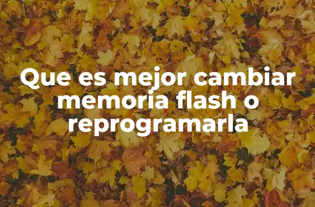 Comparando soluciones para fallos de memoria flash