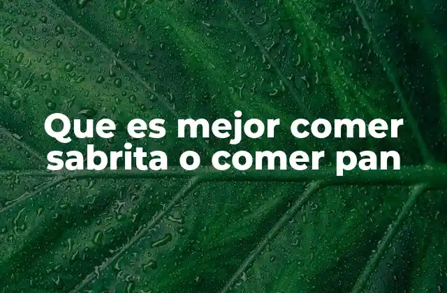Comparando opciones rápidas de alimentación