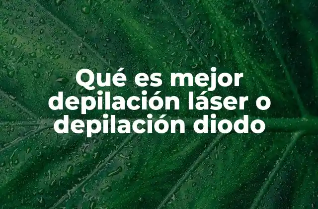 Qué es Mejor Depilación Láser o Depilación Diodo 2 Diferencias entre las técnicas de eliminación de vello no invasivas