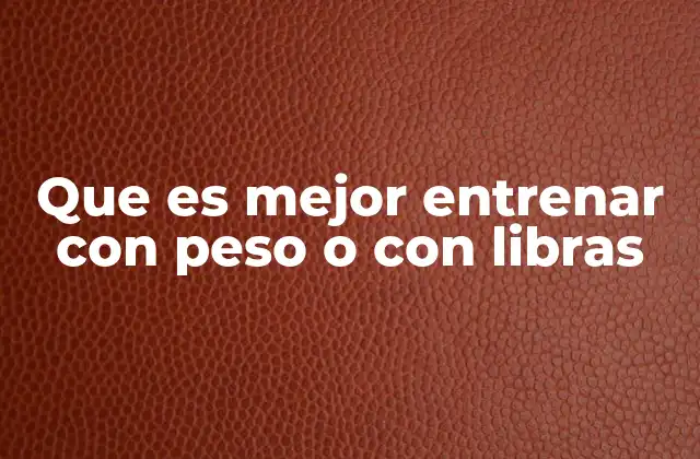 Que es Mejor Entrenar con Peso o con Libras 2 La fuerza muscular y el equilibrio entre ambos enfoques