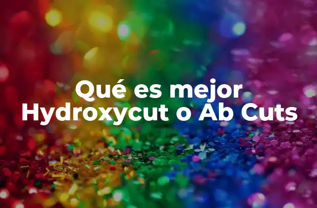 Comparativa entre suplementos para la pérdida de grasa