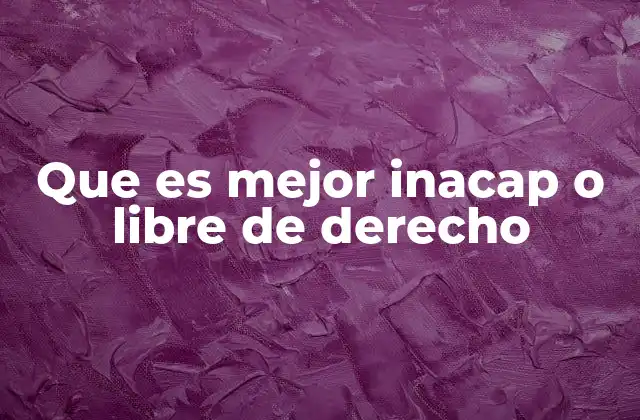 Que es Mejor Inacap o Libre de Derecho