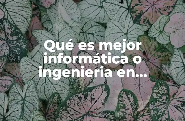Qué es Mejor Informática o Ingenieria en Telecomunicaciones