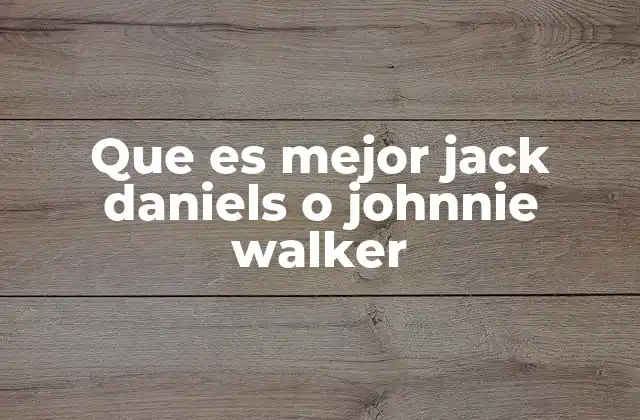 Comparando dos leyendas del whisky