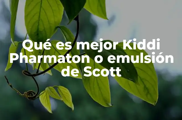 Comparativa nutricional entre ambos suplementos