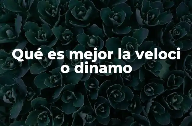 Características técnicas y rendimiento comparado