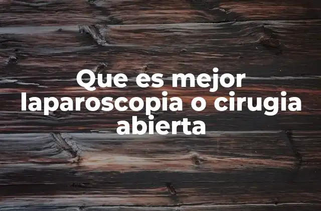 Factores que influyen en la decisión quirúrgica