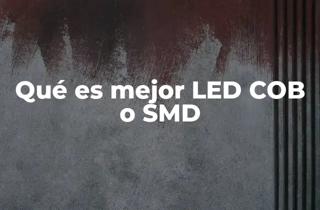 Diferencias entre tecnologías de iluminación moderna