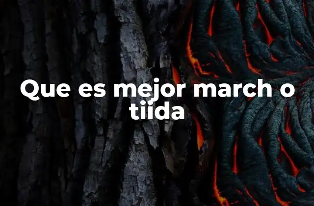 Que es Mejor March o Tiida