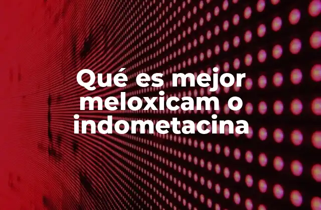 Características comparativas de ambos AINEs