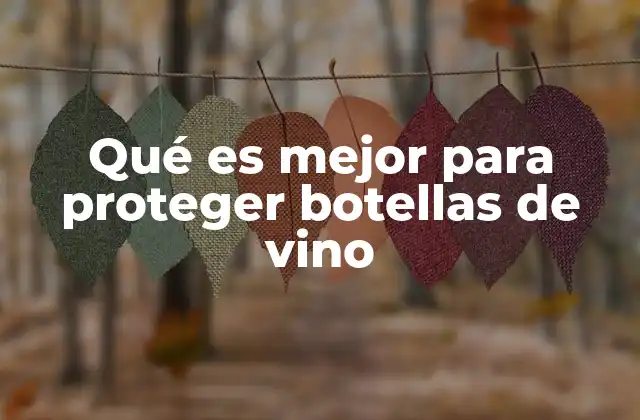 Cómo mantener el sabor y la calidad del vino a largo plazo