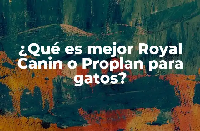 Comparando Royal Canin y Proplan sin mencionar directamente las marcas