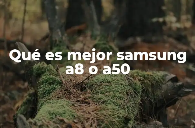 Qué es Mejor Samsung A8 o A50