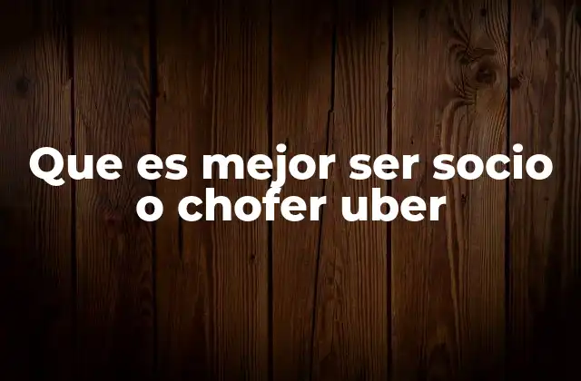 Las diferencias entre ambas opciones dentro de la plataforma Uber