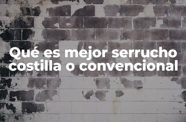 Qué es Mejor Serrucho Costilla o Convencional