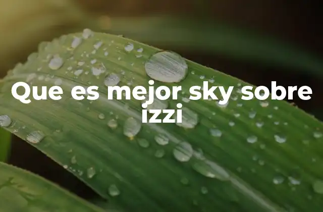 Que es Mejor Sky sobre Izzi