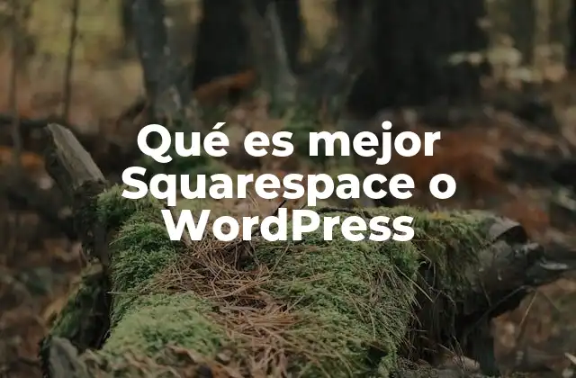 Qué es Mejor Squarespace o WordPress