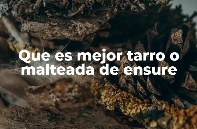 Las diferencias entre las opciones de Ensure