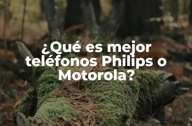 ¿qué es Mejor Teléfonos Philips o Motorola? 2 ¿Cuál es la diferencia entre los enfoques de ambas marcas?