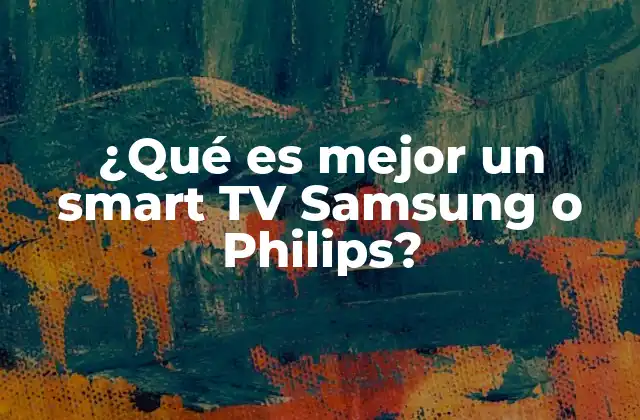 ¿Cuál marca lidera el mercado en smart TVs?