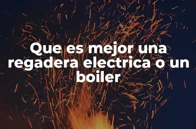 Diferencias entre los sistemas de agua caliente sin mencionar directamente la palabra clave