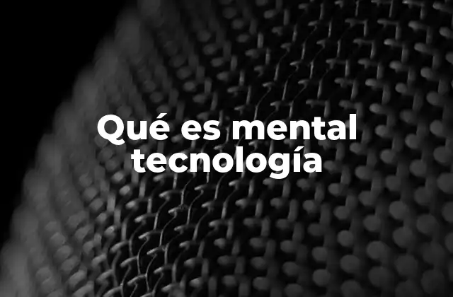 Qué es Mental Tecnología 2 La evolución de la conexión mente-máquina