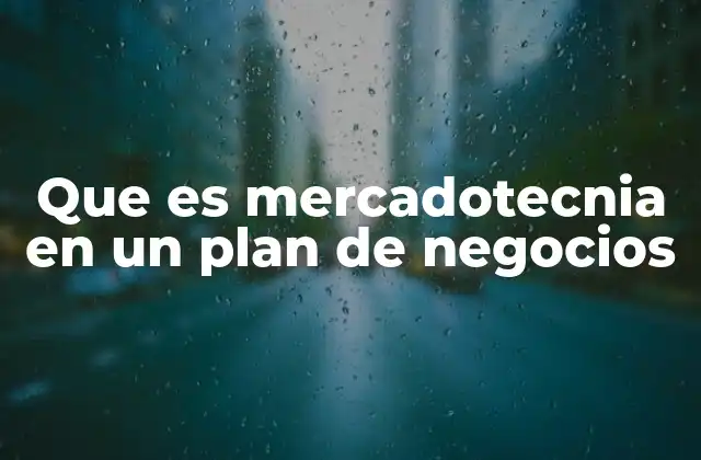 Que es Mercadotecnia en un Plan de Negocios