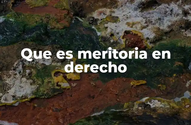 La relación entre la acción meritoria y el derecho sustancial