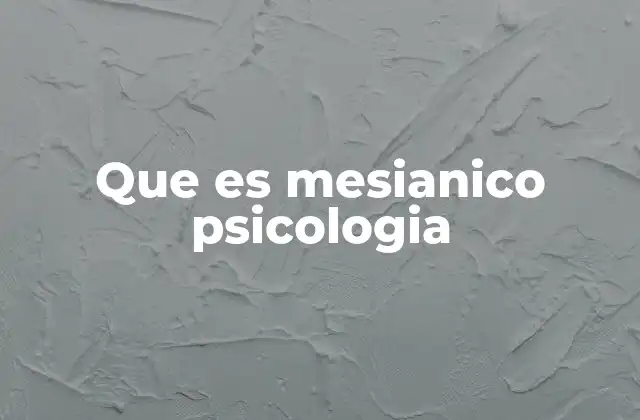 Que es Mesianico Psicologia 2 El símbolo del Mesías en la psicología profunda