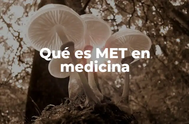 Qué es Met en Medicina