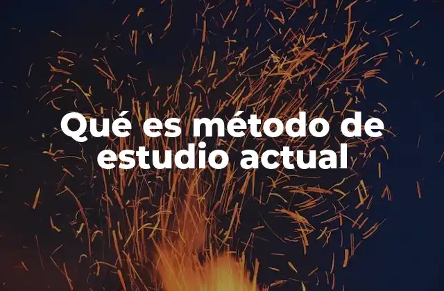 Las bases del método de estudio moderno