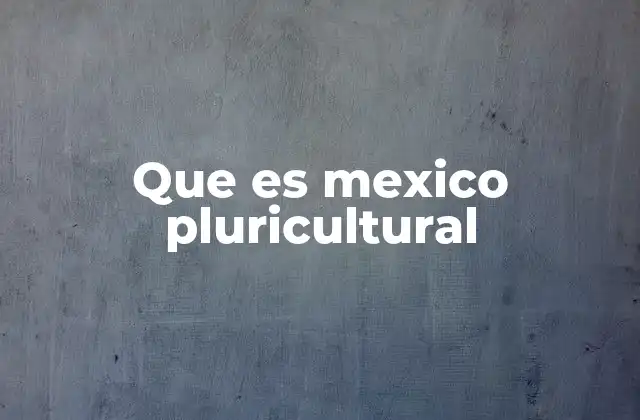 Que es Mexico Pluricultural 2 La diversidad cultural como base de la identidad nacional