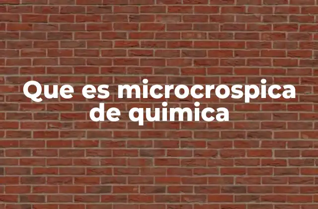 Que es Microcrospica de Quimica 2 La importancia de la observación microscópica en la investigación química