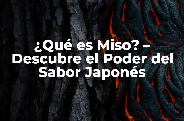 ¿qué es Miso? - Descubre el Poder Del Sabor Japonés 2 Orígenes y Historia del Miso