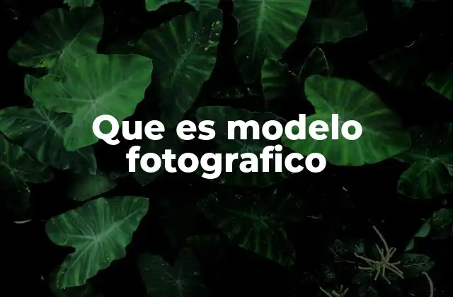 La importancia del modelo fotográfico en la comunicación visual