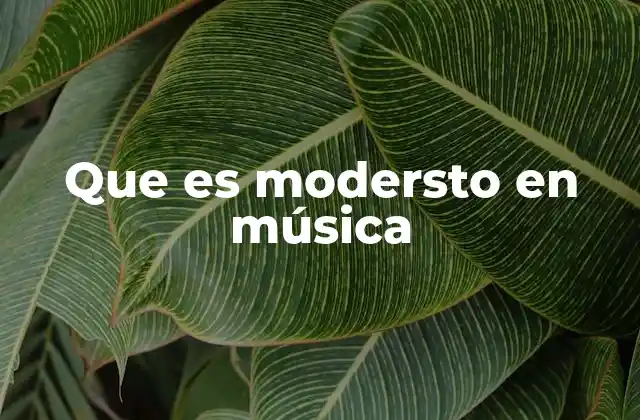 El enfoque sencillo en la música contemporánea