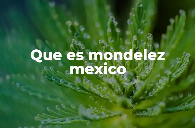 Que es Mondelez Mexico 2 El rol de Mondelez en la industria de snacks en México