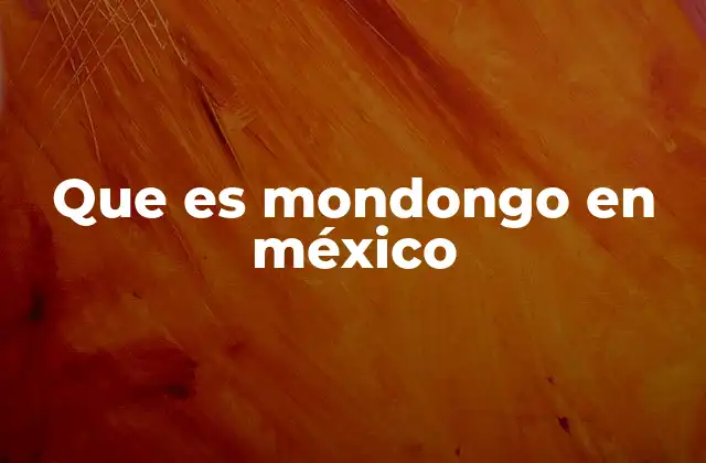 Que es Mondongo en México