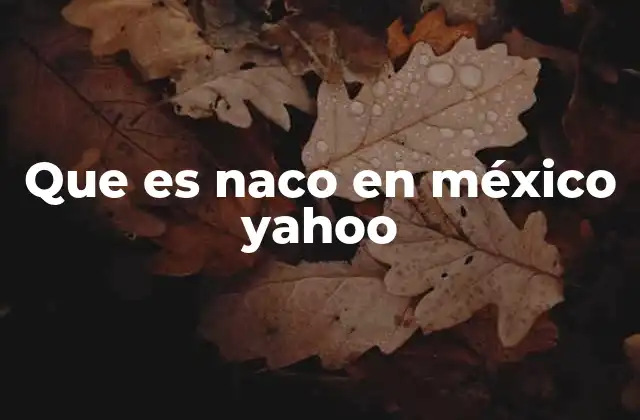Que es Naco en México Yahoo 2 El uso del término en el lenguaje cotidiano mexicano