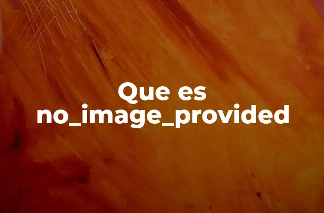 Que es No_image_provided