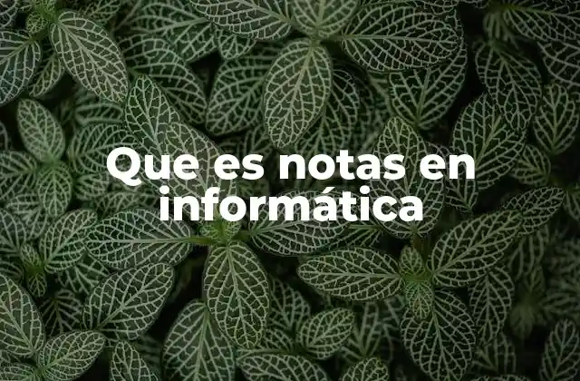 El papel de las notas en la gestión de información digital