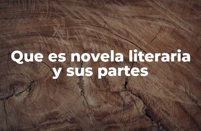 Los elementos esenciales que conforman una novela literaria