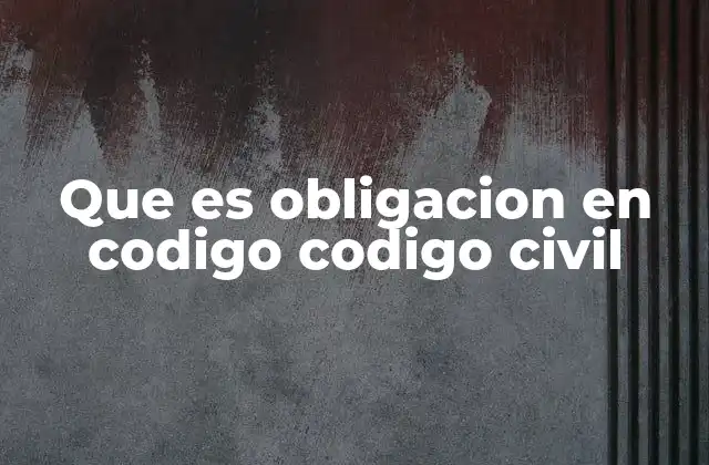 La estructura jurídica de las obligaciones